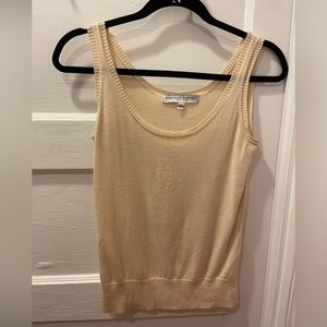 Carolina Herrera 100% Cashmere Sweater Tank